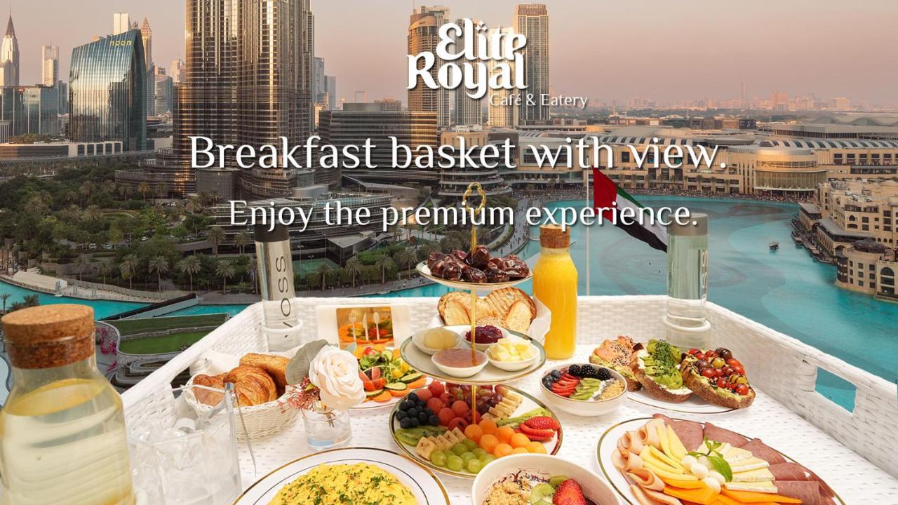 Elite Royal Apartment - Full Burj Khalifa & Fountain View - Crystal Дубай Екстериор снимка